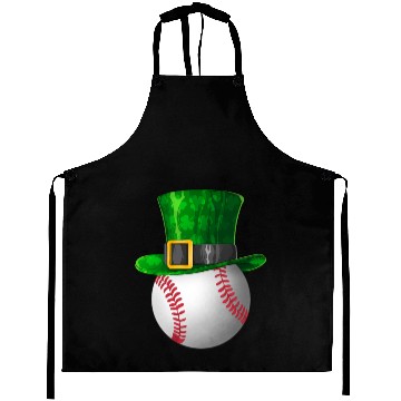 Discover Baseball St Patricks Day Lucky Baseball Player Aprons