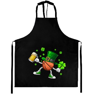Discover Basketball Drinking Beer St Patrick's Day Aprons