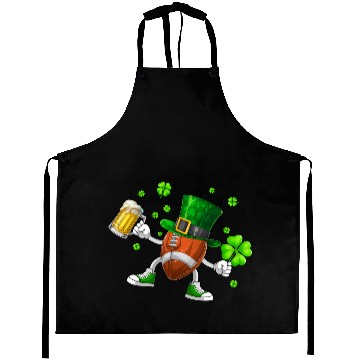 Discover Football Drinking Beer St Patrick's Day Aprons