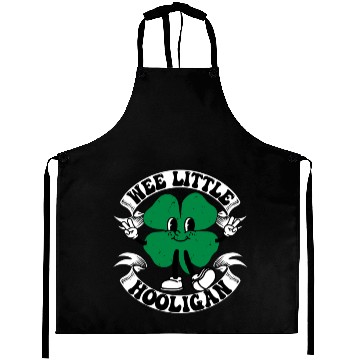 Discover Wee Little Hooligan Cute St. Patrick's Day Irish Aprons