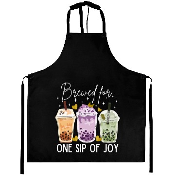 Discover Boba tea lover Aprons