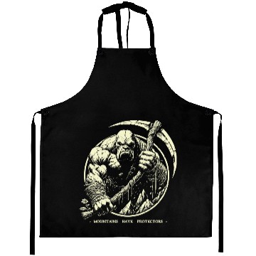 Discover Mountains Protectors Bigfoot Aprons