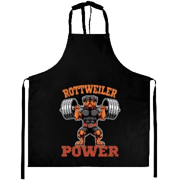 Discover Rottweiler Power Weightlifting Dog Gym Strength Aprons