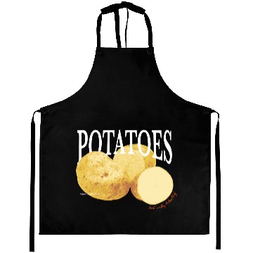 Discover Earthy Potato Graphic Aprons