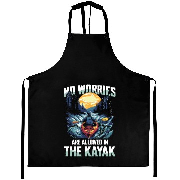 Discover No Worries Allowed In The Kayak Adventure Aprons
