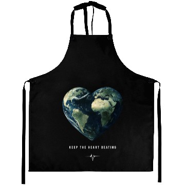 Discover Keep the Heart Beating Earth Day Heart Environment Aprons