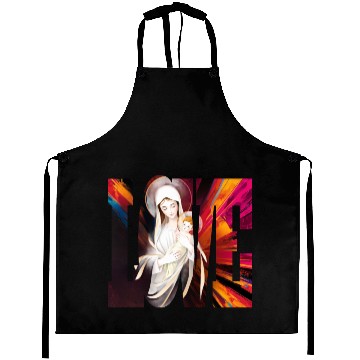 Discover Mary and Jesus design Aprons