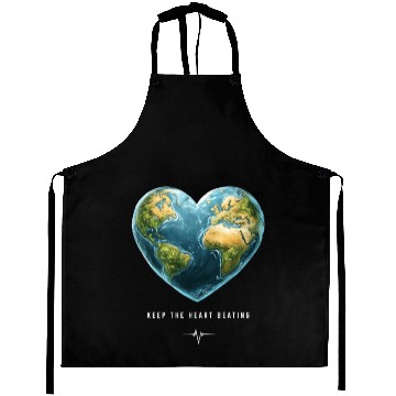 Discover Keep the Heart Beating Environment Earth Day Heart Aprons