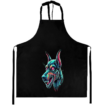 Discover 7D2D Inspired Neon Zombie Dog Aprons