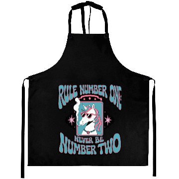 Discover Never Be Number Two Aprons