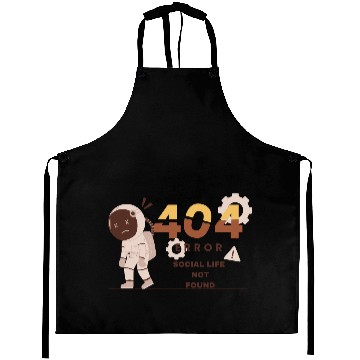 Discover Error 404: Social Life Not Found Software Engineer Aprons
