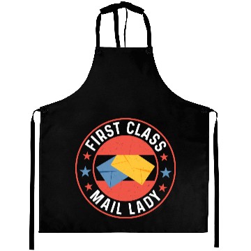 Discover First Class Mail Lady Mail Postal Worker Aprons