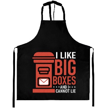 Discover I Like Big Boxes And I Cannot Lie Mail Postal Work Aprons