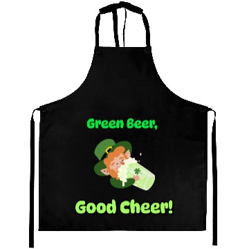 Discover Green Beer Good Cheer Aprons