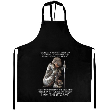 Discover I Am The Storm Aprons