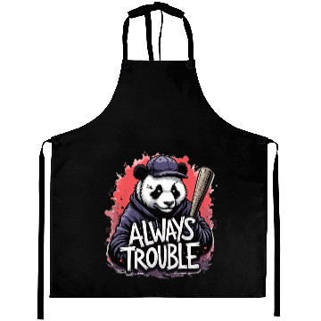 Discover Gangster Panda Panda Bear Pandas Aprons