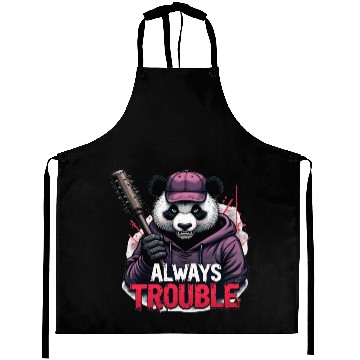 Discover Gangster Panda Panda Bear Pandas Aprons