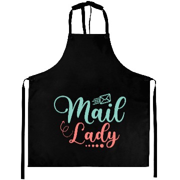 Discover Mail Lady Mailman Postal Worker Aprons