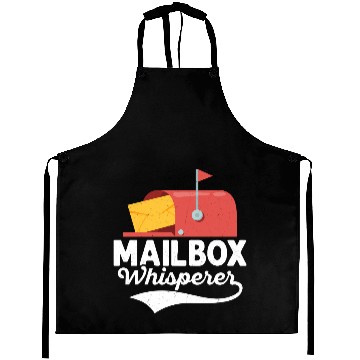 Discover Mailbox Whisperer Mailman Postal Worker Aprons
