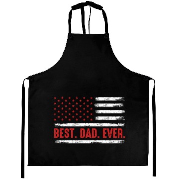 Discover Best Dad Ever American Flag Aprons
