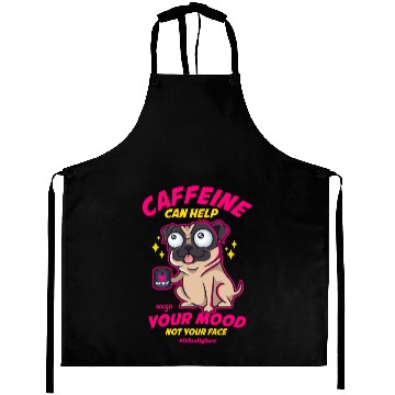 Discover Funny Coffee and Dog Aprons