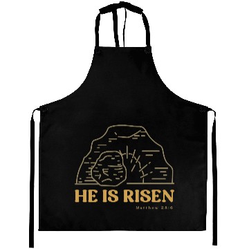 Discover He Is Risen Aprons