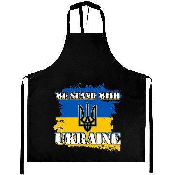 Discover We Stand With Ukraine Support Aprons