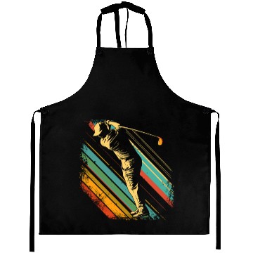Discover Golf Player 80s Look Aprons