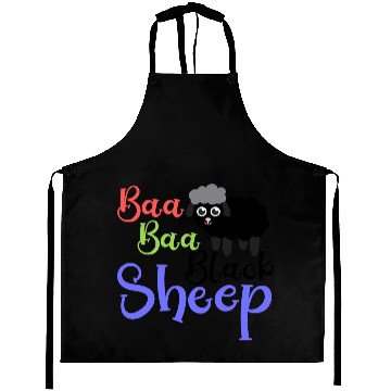 Discover Baa Baa Black Sheep – Whimsical Nursery Rhyme Art Aprons