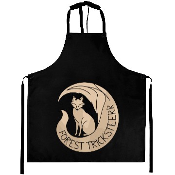 Discover Forest Tricksteerr Fox Nature Emblem Design Aprons