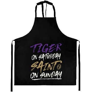 Discover Tiger on Saturday Saint on Sunday Vintage Aprons