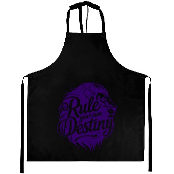 Discover Rule Your Destiny Lion art & Design Aprons