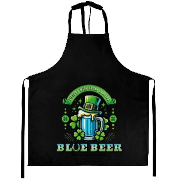 Discover Blue Beer Aprons