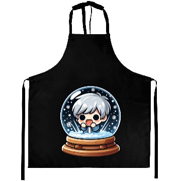Discover Winter Wonder Globe Aprons