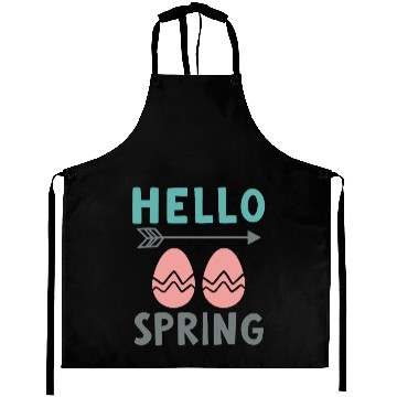 Discover Hello Spring - Spring Design with Easter Eggs Aprons