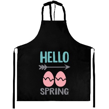 Discover Hello Spring - Spring Design with Easter Eggs Aprons