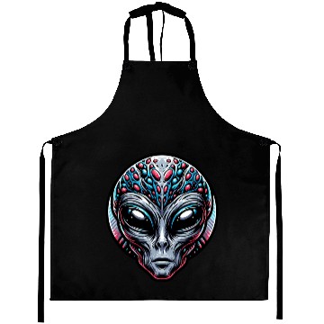 Discover Mutant Grey Alien Aprons