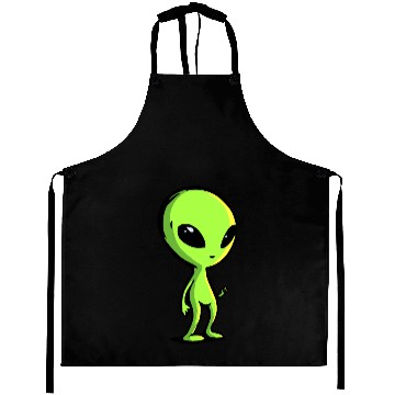 Discover Green Alien Aprons