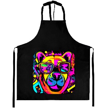 Discover Neon Style 80s Rave Party Glow Aprons
