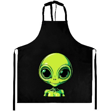 Discover Green Alien Aprons