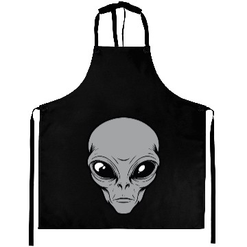 Discover Grey Alien Aprons