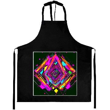 Discover Neon Colors Vintage Party Rave Aprons