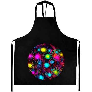 Discover Neon Vintage Glow UV Style Aprons