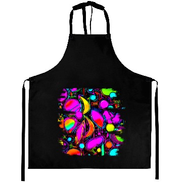 Discover Neon Party Vintage Color Glow Aprons