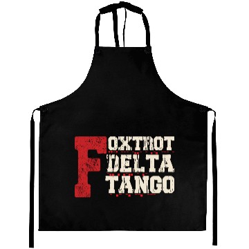 Discover Foxtrot Delta Tango: A Funny Military Code Aprons