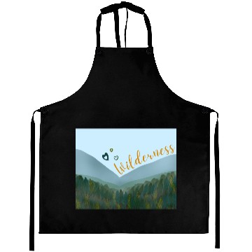 Discover Love wilderness sticker, adventure, outdoors Aprons