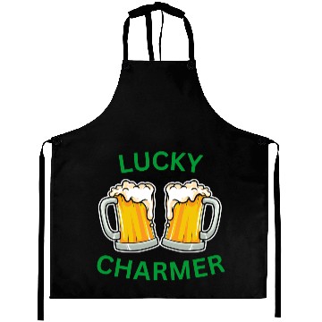 Discover LUCKY CHARMER Funny St. Patrick's Day Aprons