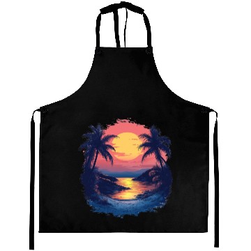 Discover Tropical Sunset Aprons