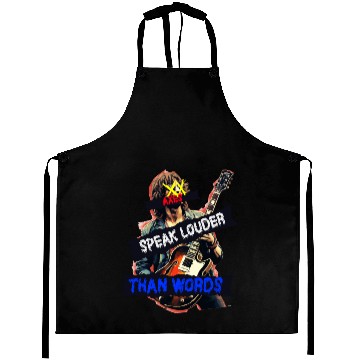 Discover Axes Speak Louder Than Words Guitar Player Aprons