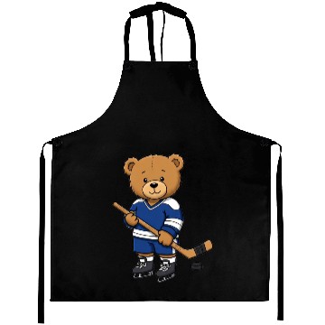 Discover Teddy bear ice hockey player Aprons